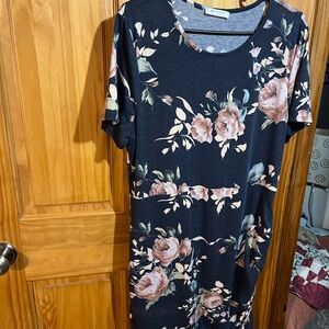 Floral Print Women's Dress